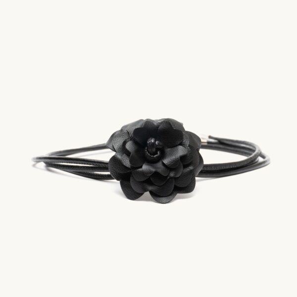 flowerbelt1 کمربند گل مشکی - Image 1