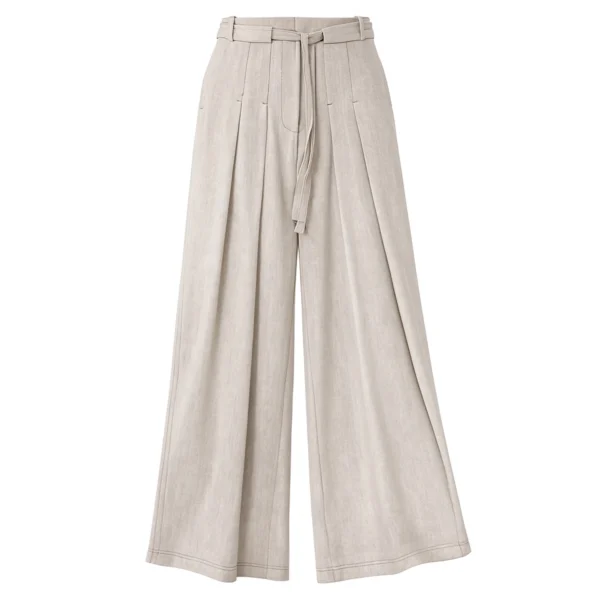 20251216_1458_Ghost Mannequin Pants Display_remix_01kckemyb7fmqa34df2mfzfqqb شلوار جین دمپا گشاد پرنا - Image 1