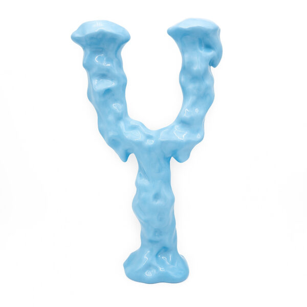 blue2can شمعدان دو شاخ سرامیکی - Image 1