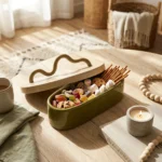 ظرف بیضی دردار با دسته منحنی - Image 2