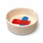 زیرسیگاری کلاغ با براش آبی و قرمز - Image 2